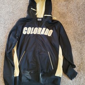 Men's University of Colorado zipper hoodie